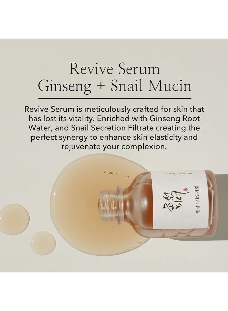 Beauty of Joseon - Revive Serum Ginseng + Snail Mucin 30ml - Image 1