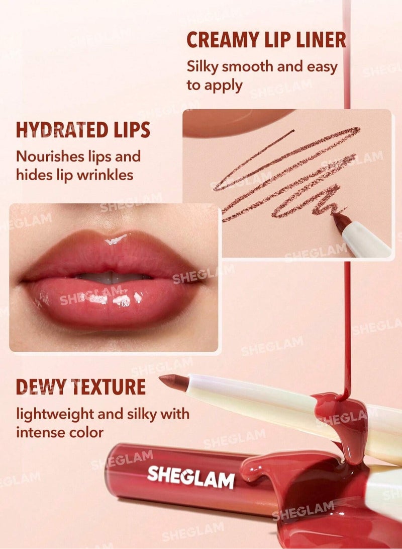 Lip Rules Liner & Gloss Pen - By The Book By The Book