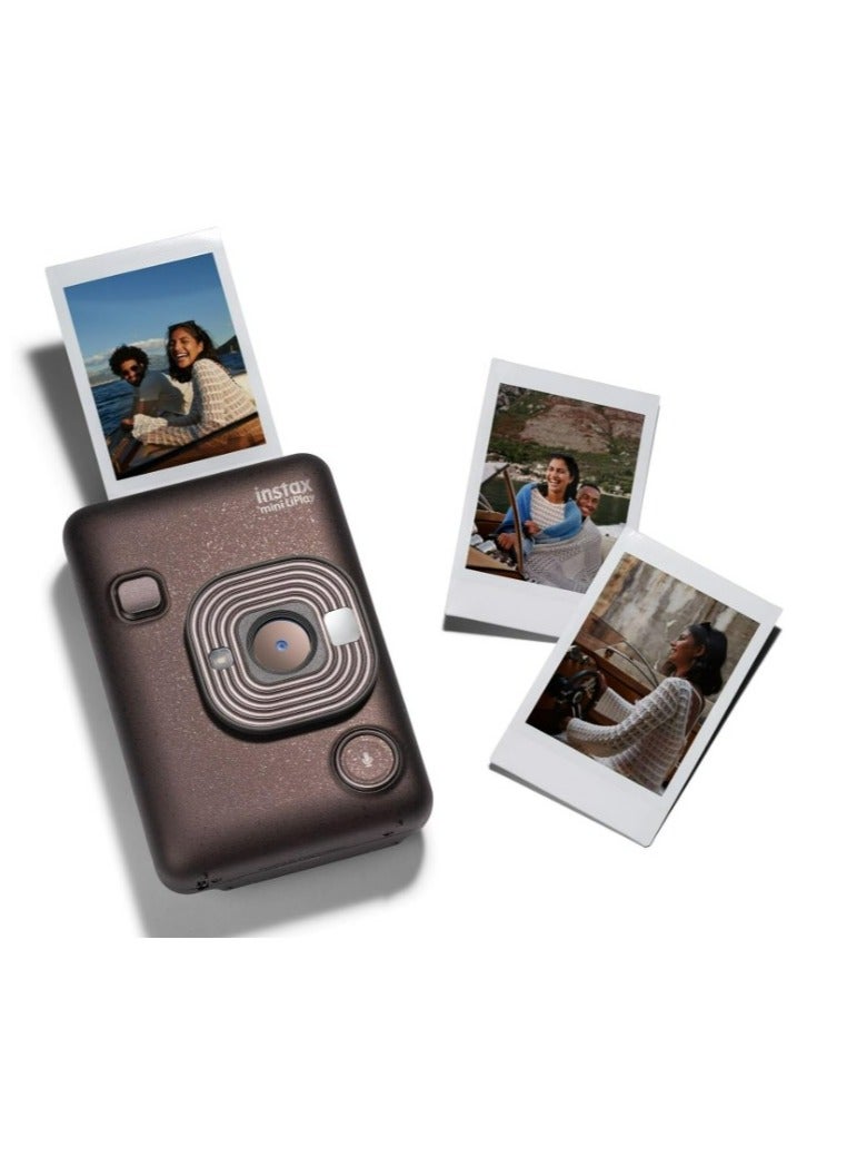 فوجي فيلم - كاميرا Instax Mini LiPlay 2 في 1 الفورية الهجينة مع طابعة الهاتف الذكي - Image 1