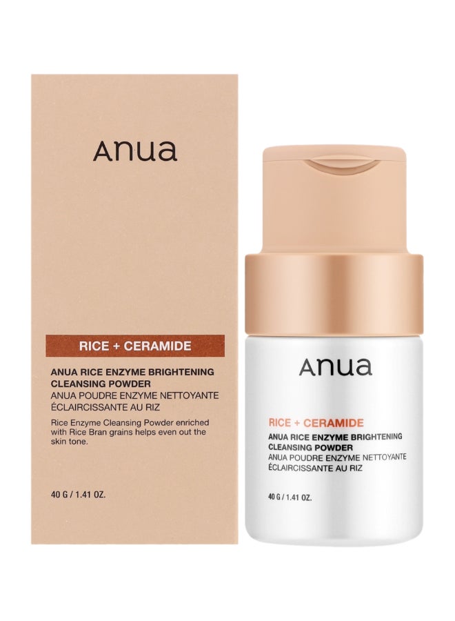 Anua Rice Enzyme Brightening Cleansing Powder, 40G 40grams  - Image 1