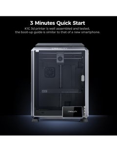كريليتي 3D K1C 3D Printer, 2024 New Version 600mm/s High-Speed Auto Leveling Clog-Free Robust Direct Extruder K1 Upgrade 3D Printer with AI Camera 300°C Printing Support Carbon Fiber Filaments K1C  - Image 2