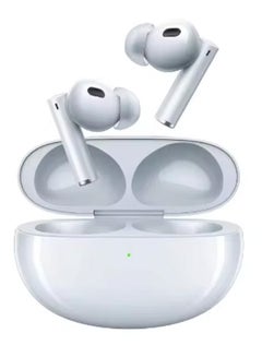 realme Global Version realme Buds Air 6 Pro Wireless Earphone 50dB Active Noise Cancelling 2.0 Bluetooth 5.3 40H Battery Life Headset Silver 