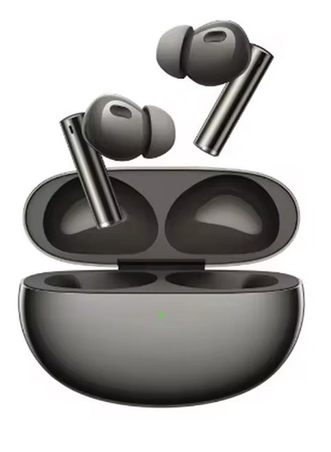 Global Version realme Buds Air 6 Pro Wireless Earphone 50dB Active Noise Cancelling 2.0 Bluetooth 5.3 40H Battery Life Headset Black