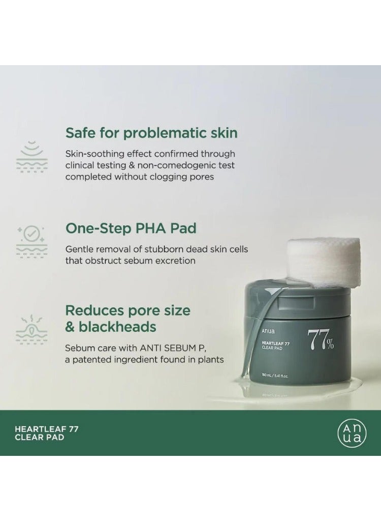 Anua - Heartleaf Skincare Essentials Set - Pore Control Cleansing Oil - 77 Soothing Toner - Toner Pads - 80% Moisture Soothing Ampoule - and 70% Soothing Cream for Hydrated - Clear - and Calm Skin - Face Scrubber - 740ml - Image 1