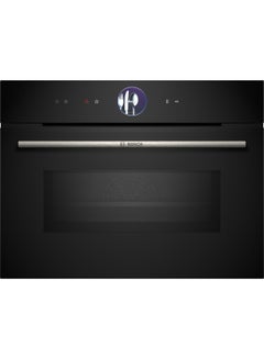 بوش Series 8 Built-In Compact Oven With Microwave Function, 60 X 45 Cm, Touch Control, Tft Display CMG7361B1M Black  - Image 1