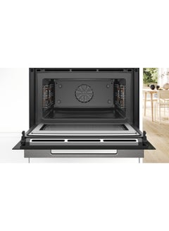 بوش Series 8 Built-In Compact Oven With Microwave Function, 60 X 45 Cm, Touch Control, Tft Display CMG7361B1M Black  - Image 3