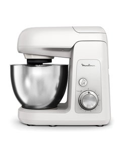 مولينكس MOULINEX Bake Partner Stand Mixer | Kitchen Machine | Durable Performance | BakeGood Accessory Kit | Planetary Movement | 4.6 L 1100 W QA521B27 Fair Grey  - Image 2