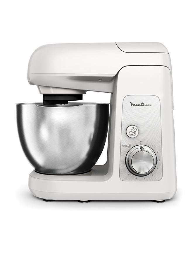 Moulinex - MOULINEX Bake Partner Stand Mixer | Kitchen Machine | Durable Performance | BakeGood Accessory Kit | Planetary Movement | 4.6 L 1100 W QA521B27 Fair Grey - Image 1