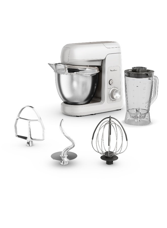 مولينكس خلاط مولينكس باك بارتنر | آلة مطبخ | أداء متين | مجموعة ملحقات باك جود | حركة كوكبية - Image 1