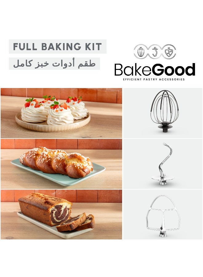 مولينكس خلاط مولينكس باك بارتنر | آلة مطبخ | أداء متين | مجموعة ملحقات باك جود | حركة كوكبية - Image 3