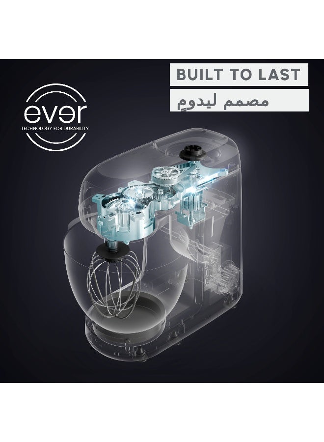 مولينكس خلاط مولينكس باك بارتنر | آلة مطبخ | أداء متين | مجموعة ملحقات باك جود | حركة كوكبية - Image 4