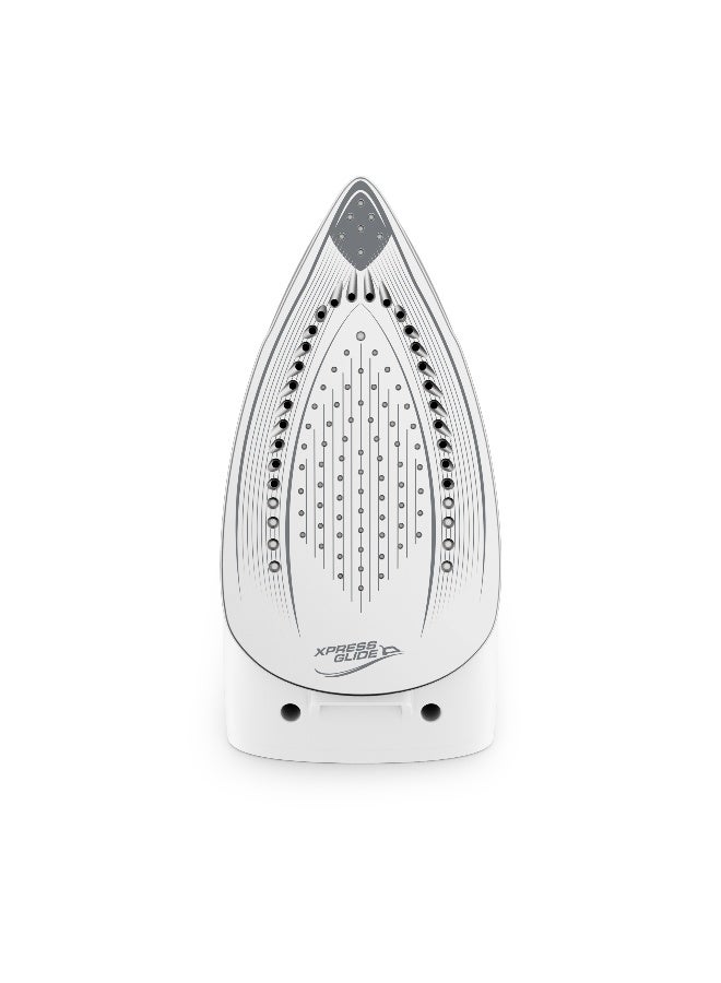 تيفال مكواة بخار تيفال إكسبريس أوبتيمال | بخار قوي | مضخة 5.3 بار | 250 جرام/دقيقة | تعزيز البخار | إطار فائق الصغر | تقنية إزالة الترسبات | قاعدة إكسبريس جلايد - Image 2