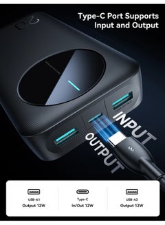 JOYROOM 20000 mAh JR-PBF14 2.4A LED Power Bank Black  - Image 4