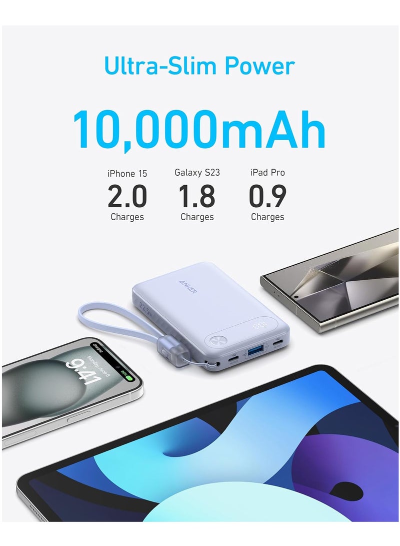 آنكر - باور بانك باور كور 22.5 وات شاحن محمول مع كابل USB C وحبل تثبيت - Image 1