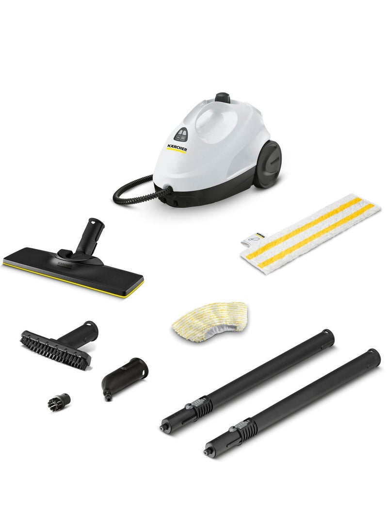 KARCHER - 1500W Steam Vacuum Cleaner for Powerful and Safe Cleaning of All Household Surfaces Without Chemicals, Made in Germany - Image 1