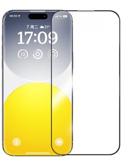 Baseus iPhone 16 Pro Max 6.9inch Screen Protector,【9H Tempered Glass Full-Coverage】Built-in Dust Filter for Speaker, Easy Installation With Alignment Tray, Anti-Drop And Anti-scratch, Anti-Fingerprint Clear  - Image 1