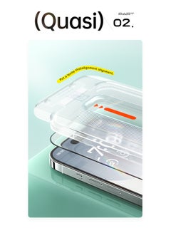 Baseus iPhone 16 Pro Max 6.9inch Screen Protector,【9H Tempered Glass Full-Coverage】Built-in Dust Filter for Speaker, Easy Installation With Alignment Tray, Anti-Drop And Anti-scratch, Anti-Fingerprint Clear  - Image 4