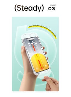 Baseus iPhone 16 Pro Max 6.9inch Screen Protector,【9H Tempered Glass Full-Coverage】Built-in Dust Filter for Speaker, Easy Installation With Alignment Tray, Anti-Drop And Anti-scratch, Anti-Fingerprint Clear  - Image 5