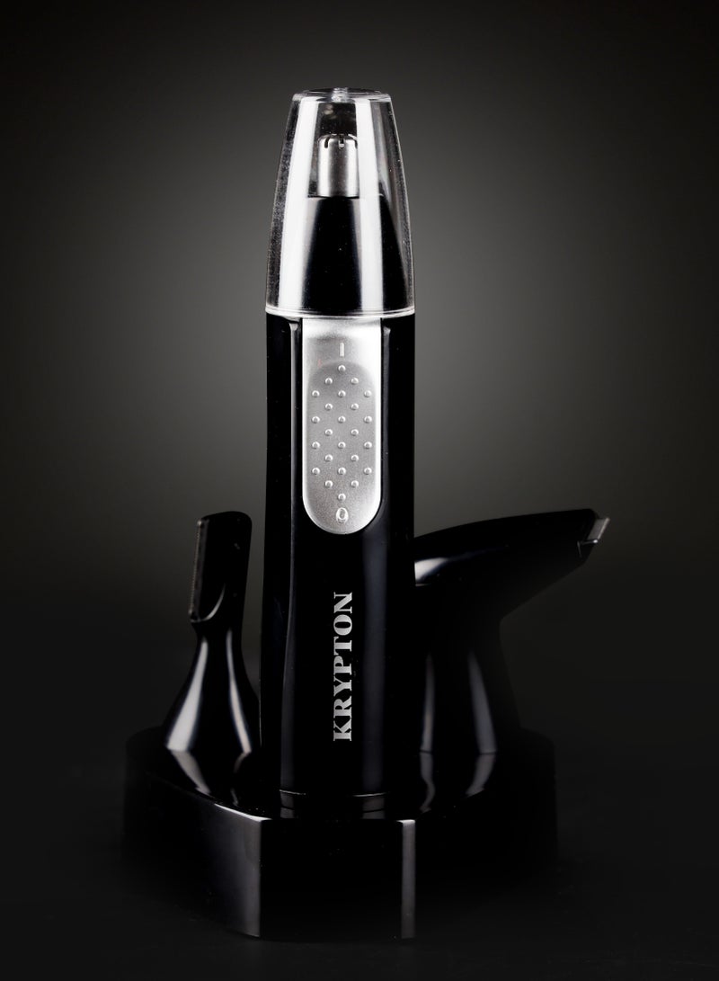 كريبتون 3-IN-1 Grooming Set- KNTR5431 With 3 Interchangeable Heads, Includes Nose and Ear Hair, Eyebrow and Contouring Beard Trimmer  - Image 5