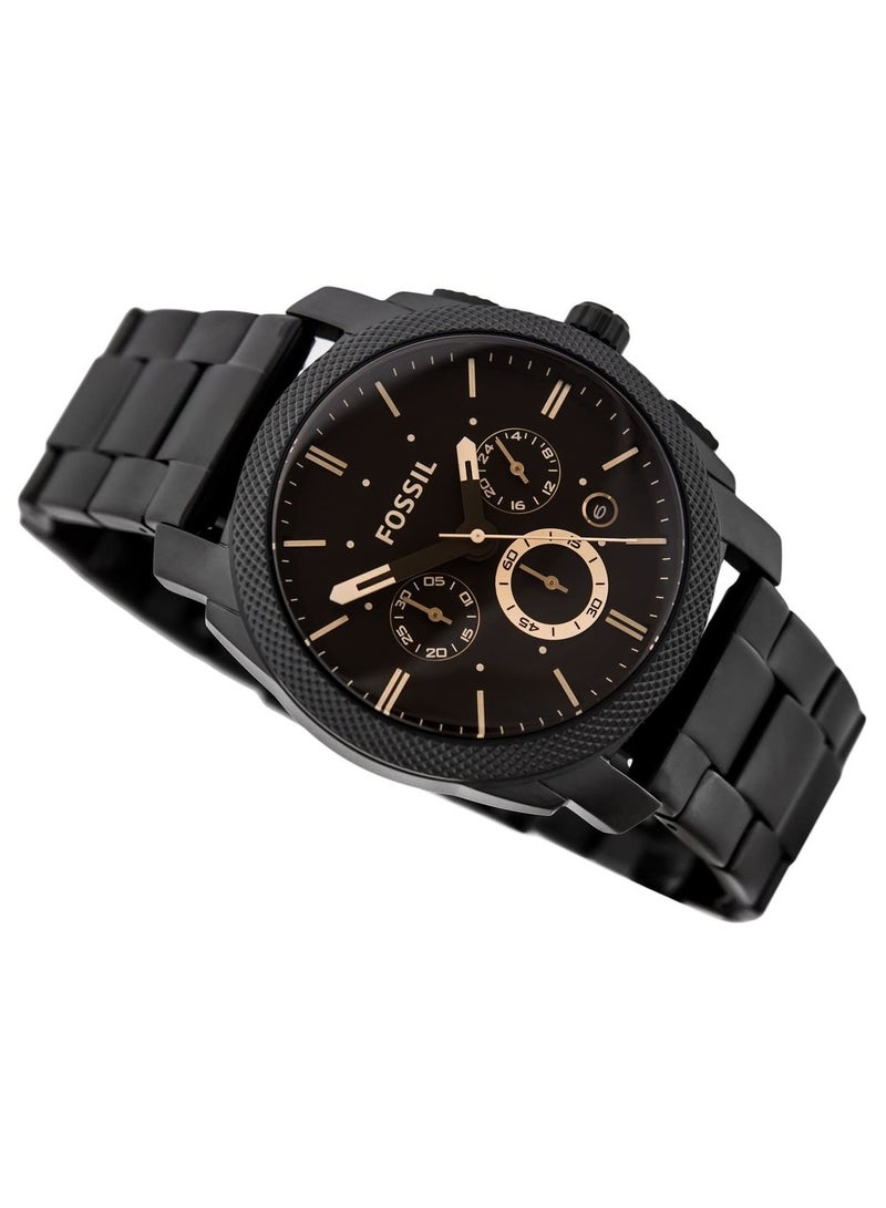 FOSSIL Men's Stainless Steel Analog Watch FS4682 – 42 mm – Black  - Image 4