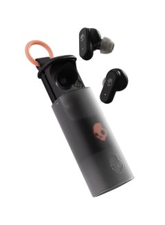 Skullcandy Dime Evo in-Ear Wireless Earbuds, 36 Hr Battery, Microphone, Works With iPhone Android And Bluetooth Devices True Black/Orange  - Image 1