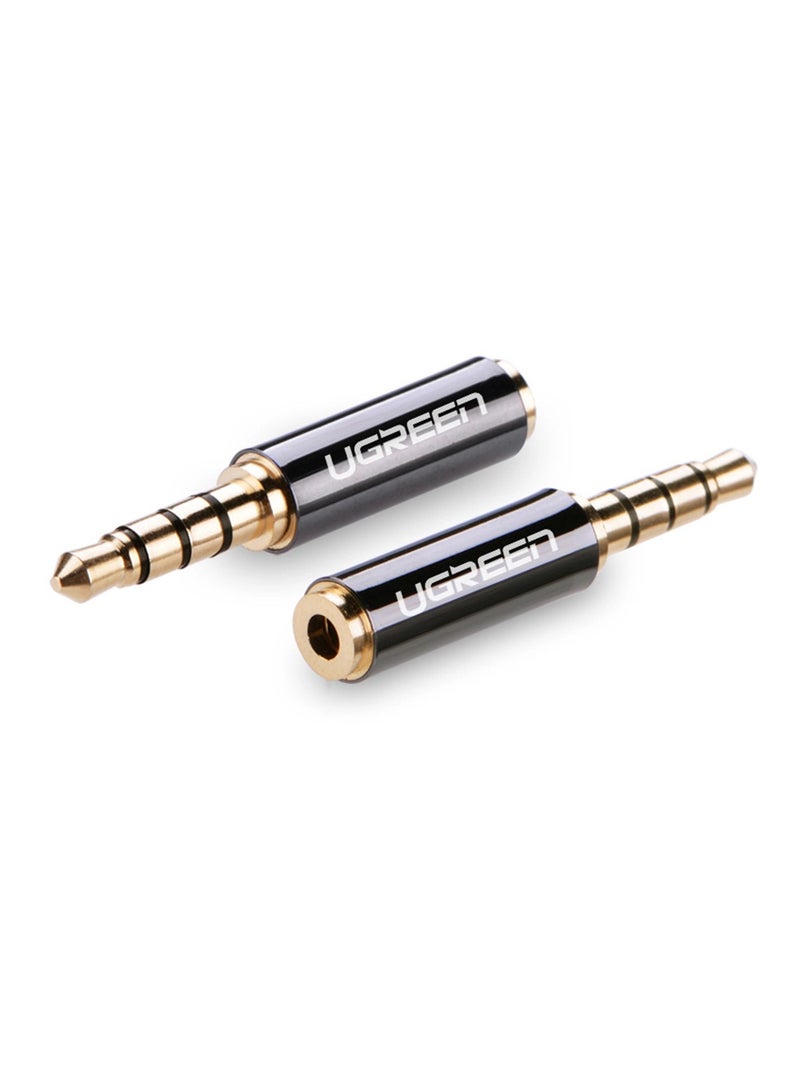 يو جرين UGREEN 3.5mm Male to 2.5mm Female Adapter BLACK  - Image 1