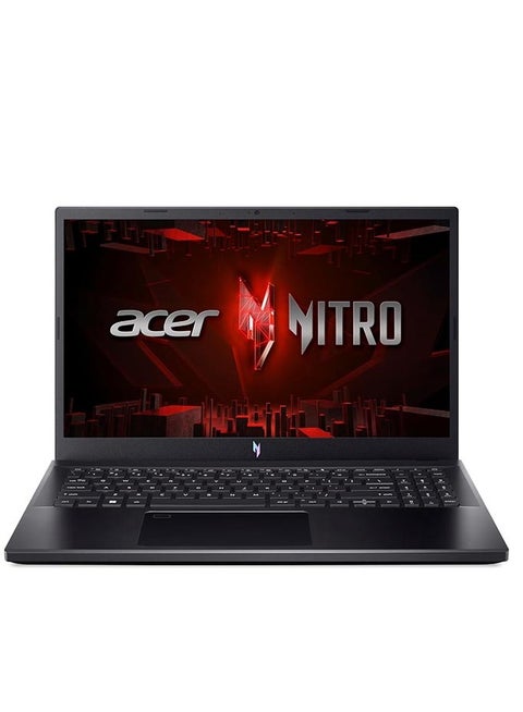 كمبيوتر محمول للألعاب Nitro V 15 بشاشة FHD مقاس 15.6 بوصة ومعالج Core i7-13620H وذاكرة وصول عشوائي 16 جيجابايت ومحرك أقراص SSD سعة 512 جيجابايت وبطاقة رسوميات Nvidia GeForce RTX 4060 سعة 8 جيجابايت/نظام التشغيل DOS (بدون نظام التشغيل Windows)