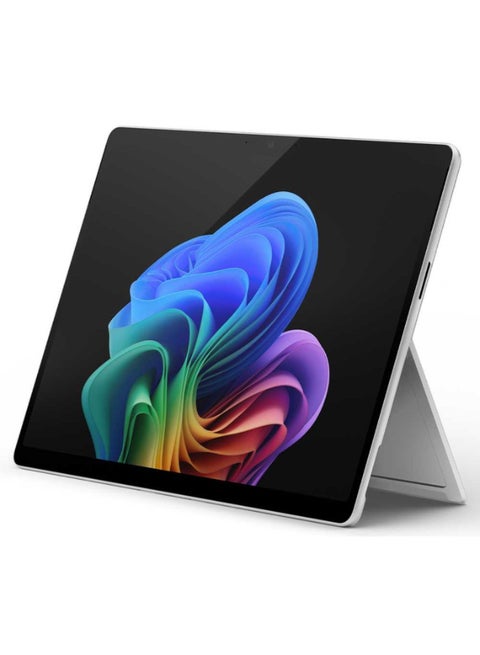 كمبيوتر محمول Surface Pro 11 Copilot+ بشاشة مقاس 13 بوصة ومعالج Qualcomm Snapdragon X Plus وذاكرة وصول عشوائي 16 جيجابايت وذاكرة SSD 256 جيجابايت ورسومات Qualcomm Adreno وWindows 11 Home