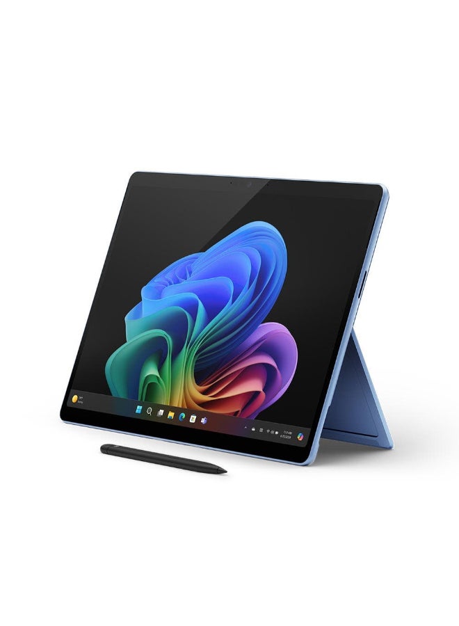 Microsoft - Surface Pro 11 Copilot+ PC Laptop With 13-Inch Display, Qualcomm Snapdragon X Plus Processor/16GB RAM/512GB SSD/Qualcomm Adreno Graphics/Windows 11 English/Arabic SAPPHIRE - Image 1