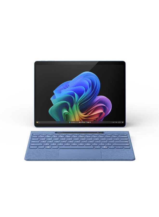 Microsoft - Surface Pro 11 Copilot+ PC Laptop With 13-Inch Display, Qualcomm Snapdragon X Plus Processor/16GB RAM/512GB SSD/Qualcomm Adreno Graphics/Windows 11 English/Arabic SAPPHIRE - Image 1