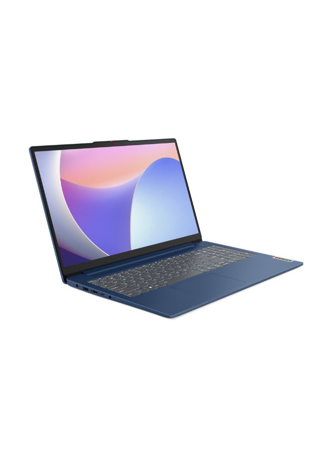 لينوفو - لابتوب ايديا باد سليم 3 بشاشة 15.6 بوصة فائقة الدقة ، معالج كور i3-N305 / ذاكرة وصول عشوائي رام 8 جيجابايت / سعة تخزين 512 جيجابايت اس اس دي / بطاقة رسومات انتل يو اتش دي الإنجليزية/العربية أزرق عميق - Image 1