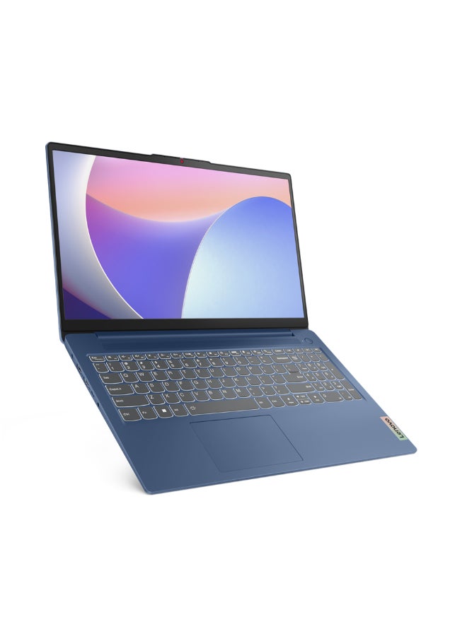 Lenovo Ideapad Slim 3 Laptop With 15.6-Inch FHD Display, Core i7-13620H Processor/16GB RAM/512GB SSD/Intel UHD Graphics/DOS(Without Windows)/ English/Arabic Abuss Blue - Image 1