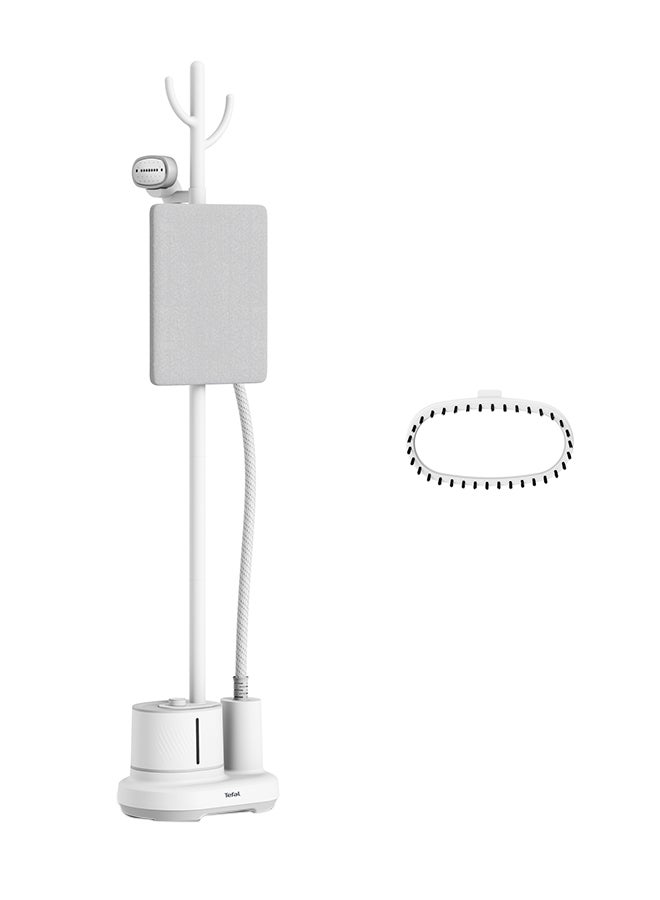 Tefal - TEFAL Origin Home Clothes Steamer | Minimalist Garment Steamerto also hang your clothes | Fast 45-Second Heat-Up Time | Cont. Steam Output up to 42 g/minute | 1.4 L 2000 W IT3260G0 White and Nube Grey - Image 1