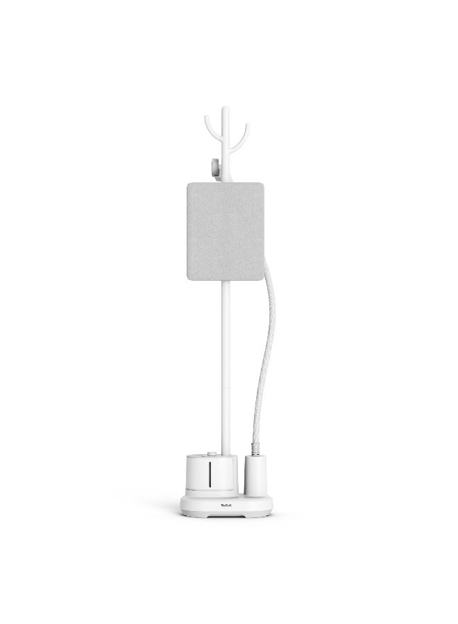 تيفال TEFAL Origin Home Clothes Steamer | Minimalist Garment Steamerto also hang your clothes | Fast 45-Second Heat-Up Time | Cont. Steam Output up to 42 g/minute | 1.4 L 2000 W IT3260G0 White and Nube Grey - Image 2