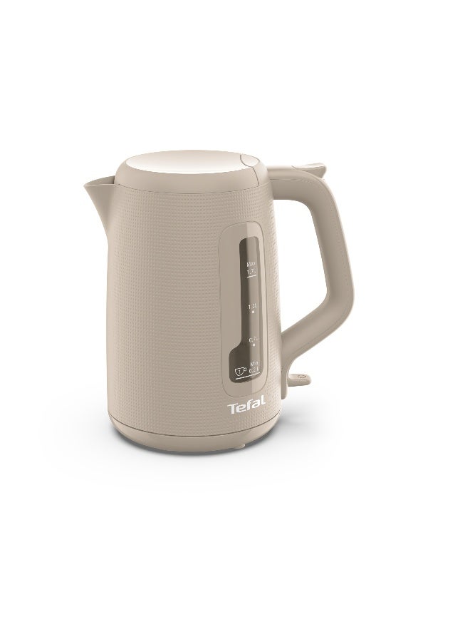 تيفال غلاية تيفال الصباحية | مؤشر كوب واحد | فتح بيد واحدة | سهل التنظيف | فلتر مضاد للتكلس قابل للإزالة | قاعدة دوارة 360° | إيقاف تلقائي - Image 1