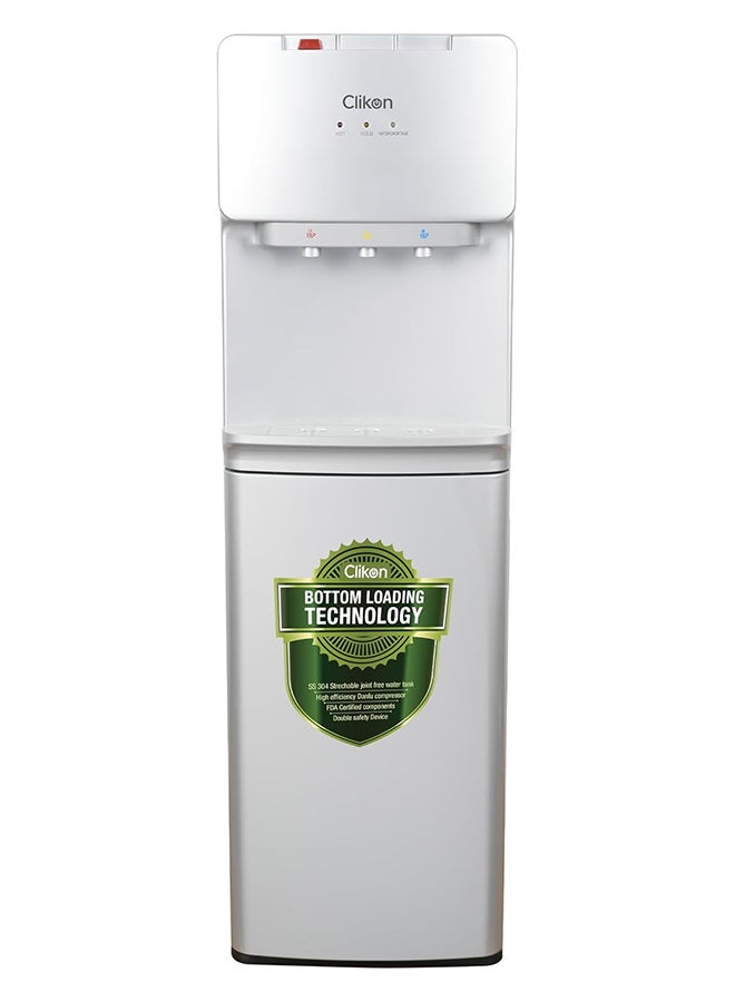 Clikon Bottom Load Water Dispenser-3 Tap Hot Cool And Normal Ck4056 CK4056 Silver - Image 2