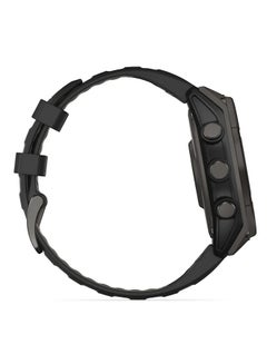 GARMIN Fenix 8 - 47MM - Up To 48 Days Battery Life With Solar Charging - 1.3"inch Sunlight-Visible, Transflective Memory-In-Pixel (Mip), Scratch Resistant, Power Sapphire™, Heart Rate Monitor, All Day Stress Monitor, Offline Voice Command, Calling Features, Super Bright Led Flashlight, iOS and Android Compatible Carbon Gray  - Image 5