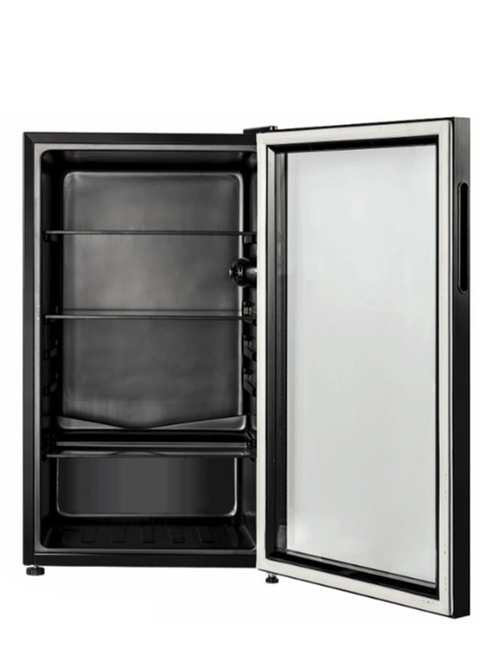 KOOLEN Single Door Defrost Refrigerator With Glass Door/Beverage Showcase  3.3 CU.FT 94 L 811100006 Black  - Image 2