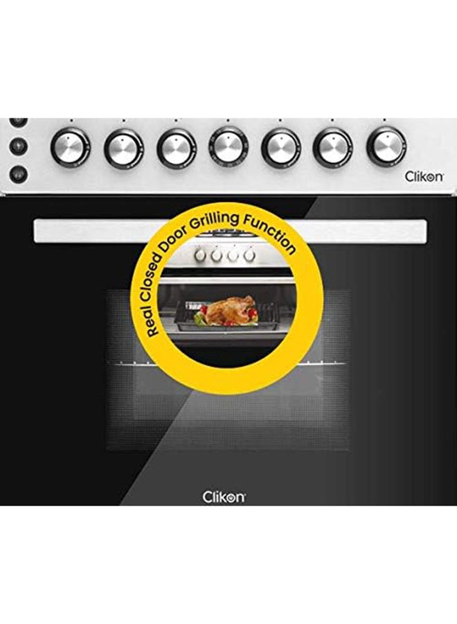 كليكون 60x60 Freestanding Cooking Range Made In Turkey CK300 Silver  - Image 3