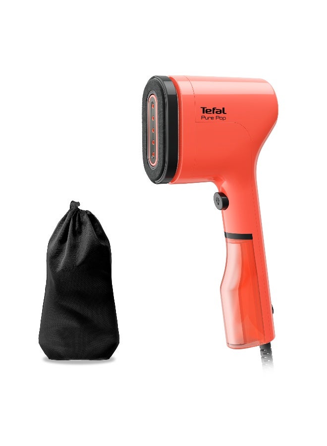 تيفال مكواة الملابس البخارية TEFAL Pure POP | تبخير/تنقية الملابس | إنتاج بخار يصل إلى 20 جرام/دقيقة | يزيل الوبر | الأقمشة الحساسة | نظام وسادة قابل للعكس | مدمجة للغاية | مناسبة للسفر | تسخين سريع | - Image 1