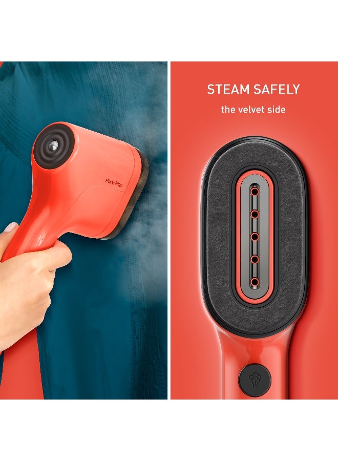 تيفال مكواة الملابس البخارية TEFAL Pure POP | تبخير/تنقية الملابس | إنتاج بخار يصل إلى 20 جرام/دقيقة | يزيل الوبر | الأقمشة الحساسة | نظام وسادة قابل للعكس | مدمجة للغاية | مناسبة للسفر | تسخين سريع | - Image 5