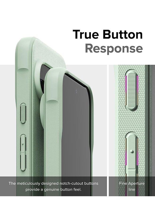 Onyx Case Compatible with Google Pixel 9, Enhanced Grip Tough Flexible TPU Shockproof Rugged TPU Bumper Drop Protection Phone Cover - Mint