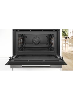 BOSCH Series 8 Built-In Compact Oven With Microwave Function 60 X 45 Cm, Touch Control, 16 Heating And Combination Mode CMG7241B1M Black  - Image 2