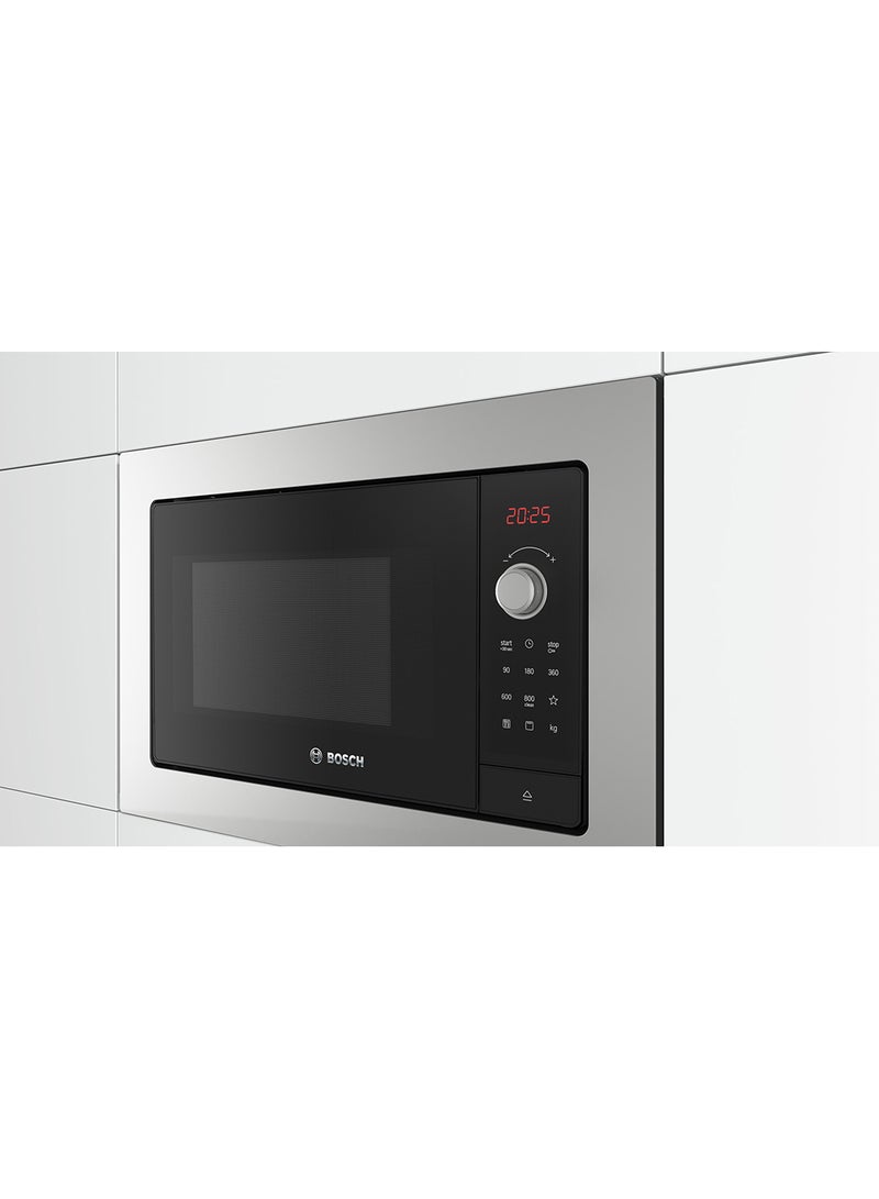 بوش Series 2 Built-In Microwave Oven 59 X 38 Cm, 25 Liter, Quick Start BEL653MS3M Stainless Steel  - Image 2
