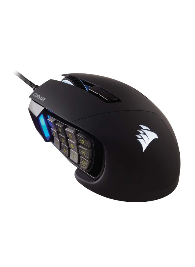 CORSAIR Corsair Scimitar RGB Elite, MOBA/MMO Gaming Mouse, Black  - Image 1