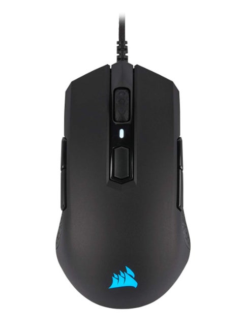 M55 Rgb Pro Ambidextrous Wired Gaming Mouse, 12400 Dpi Adjustable Sensor-Black