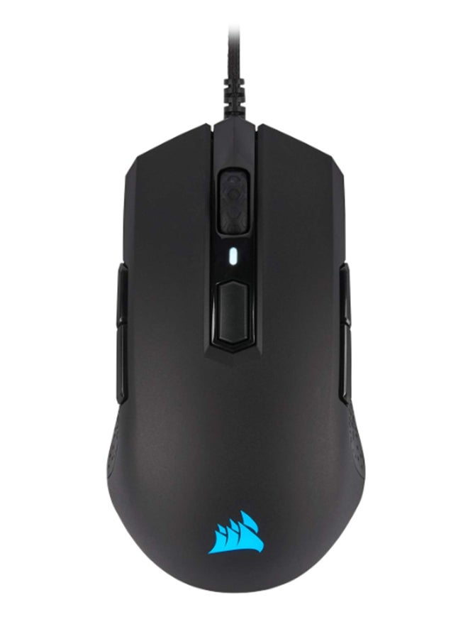 CORSAIR - Corsair M55 RGB Pro Ambidextrous Wired Gaming Mouse, 12400 DPI Adjustable Sensor-Black - Image 1