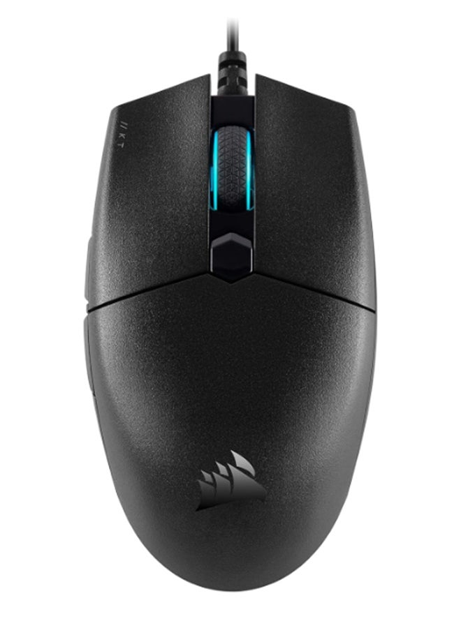 كورسير Corsair Katar Pro Ultra-Light Optical USB Gaming Mouse with Backlit RGB LED, 12400 DPI (Black)  - Image 1