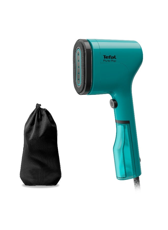 تيفال مكواة الملابس البخارية TEFAL Pure POP | تبخير/تنقية الملابس | إنتاج بخار يصل إلى 20 جرام/دقيقة | يزيل الوبر | الأقمشة الحساسة | نظام وسادة قابل للعكس | مدمجة للغاية | مناسبة للسفر | تسخين سريع | - Image 1