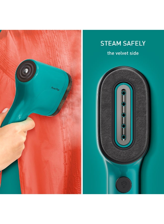 تيفال مكواة الملابس البخارية TEFAL Pure POP | تبخير/تنقية الملابس | إنتاج بخار يصل إلى 20 جرام/دقيقة | يزيل الوبر | الأقمشة الحساسة | نظام وسادة قابل للعكس | مدمجة للغاية | مناسبة للسفر | تسخين سريع | - Image 5
